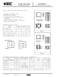 Datasheet KF930V manufacturer KEC